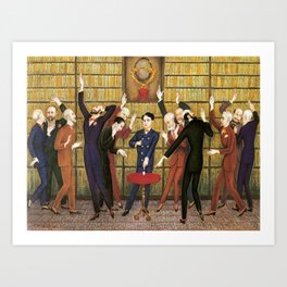 Columbus and the Egg Story; anyone can do anything with the right skill set portrait by Nils Dardel Art Print