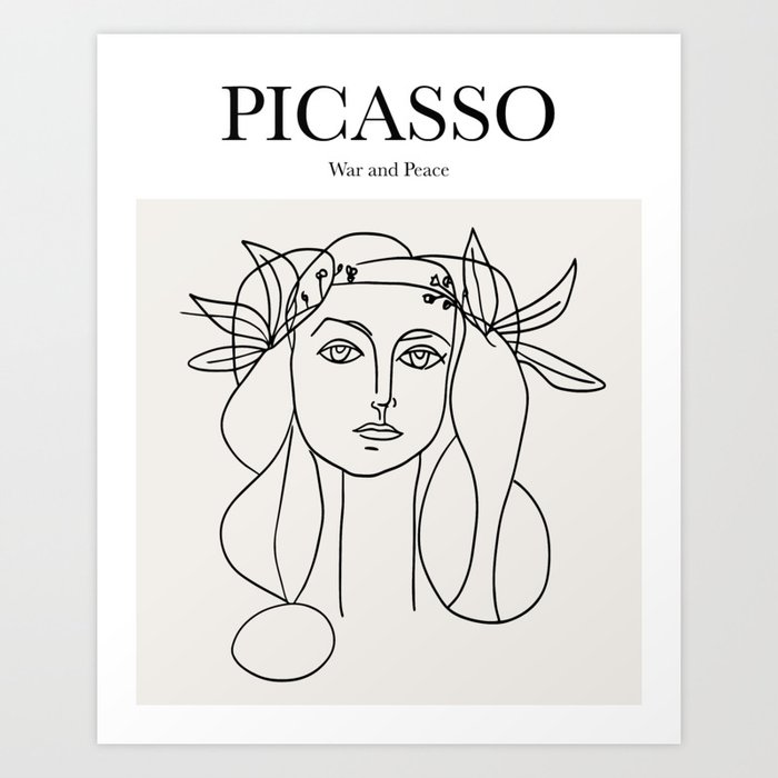 Picasso - War and Peace Art Print