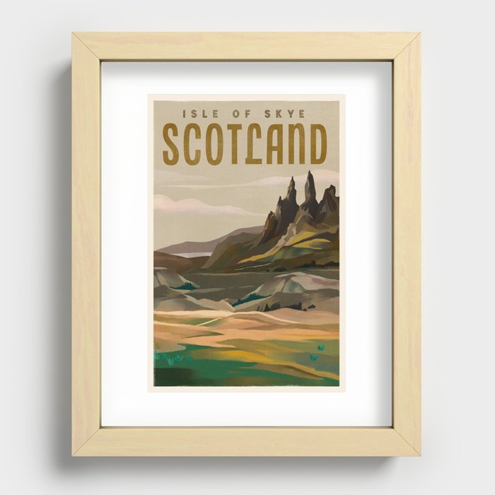 Isle Of Skye, Scotland Europe Travel Recessed Framed Print