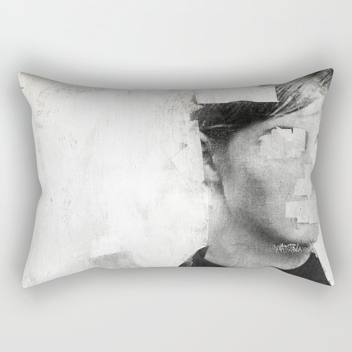 Faceless | number 01 Rectangular Pillow
