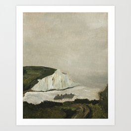 White Cliffs Art Print