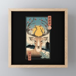 Spring in Nara Framed Mini Art Print