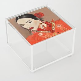 Rose Red Acrylic Box