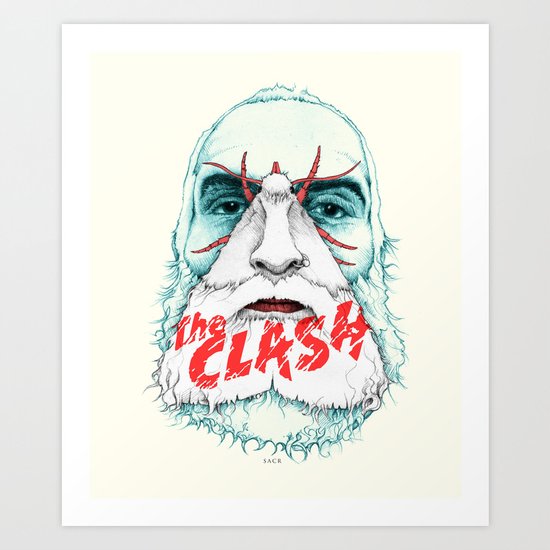 Mothbums Portrait N°7: Brother Kurt Art Print