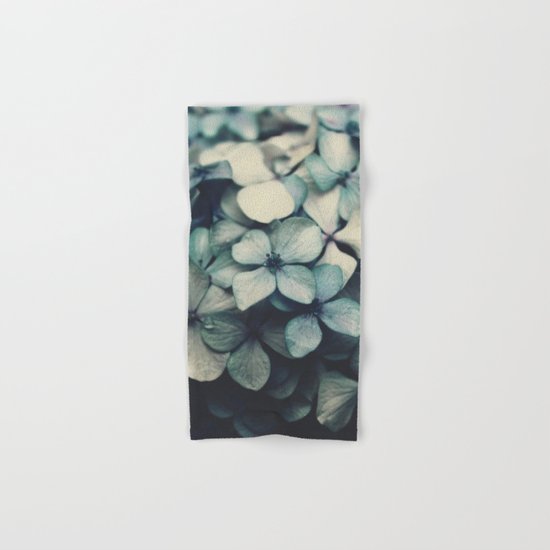 blue hydrangea Hand & Bath Towel