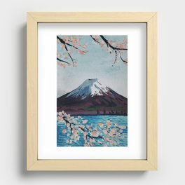 Mount Fuji Recessed Framed Print