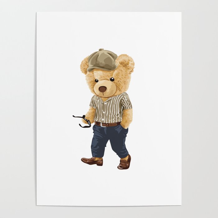 Bear With Style Poster