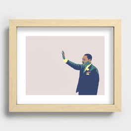 Martin Luther King Recessed Framed Print