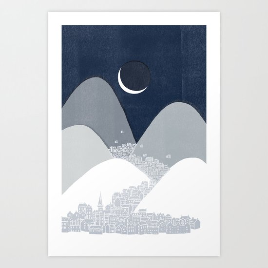 Bleak Midwinter Art Print