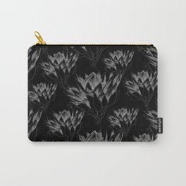 Black King Protea Carry-All Pouch
