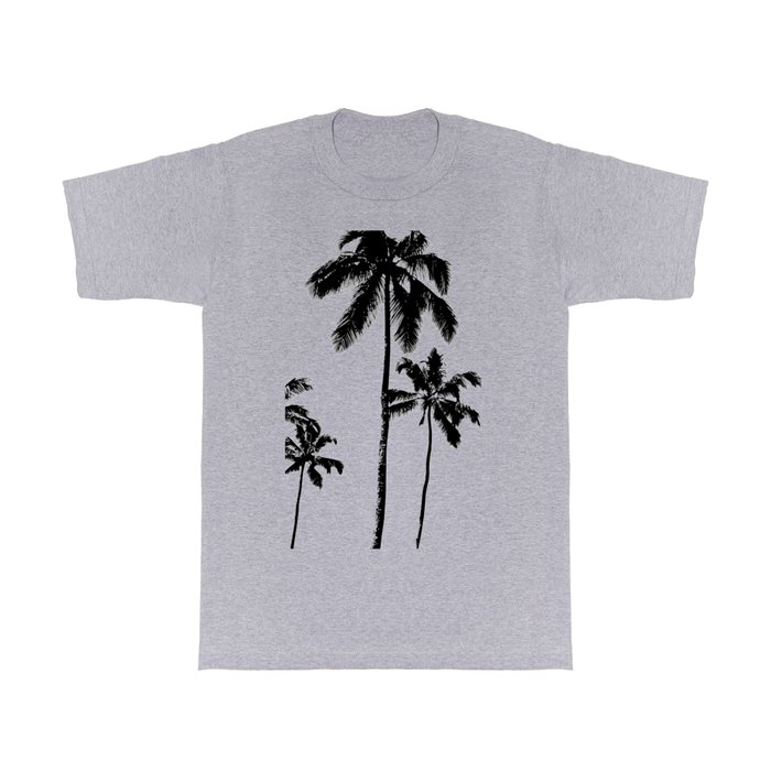 Monochrome tropical palms T Shirt
