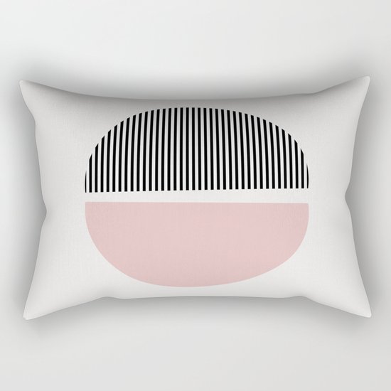 Minimalist Abstract Rectangular Pillow