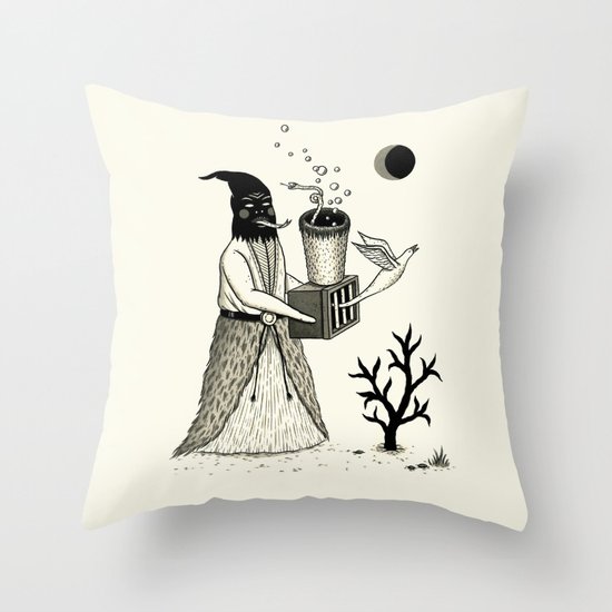 Harbinger of Anxiety Throw Pillow