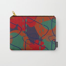 Unruly Rhythm Red Carry-All Pouch