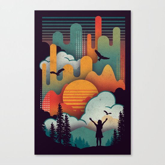 Sun Rise Canvas Print