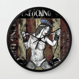 Jill Valentine The Master Of Unlocking Carnival Poster (Resident Evil) Wall Clock | Movies & TV, Pop Art, Game, Scary 