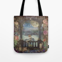 Mermaid Land Lair Palace Tote Bag