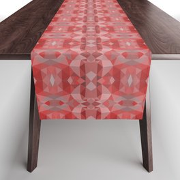 Red Abstract Table Runner