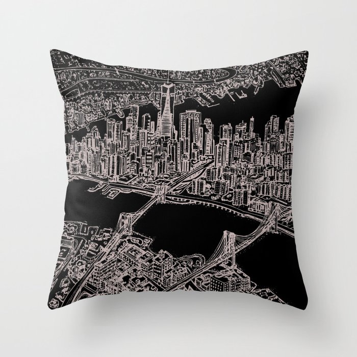 NEW YORK CITY Throw Pillow
