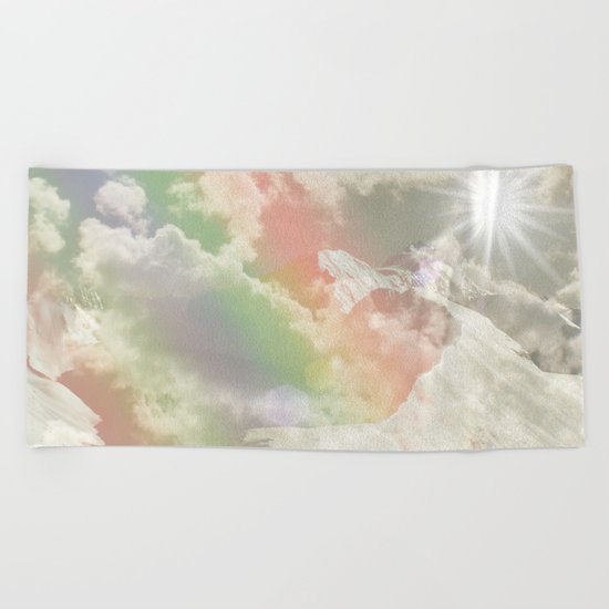 Mountains in The Sky Beach Towel