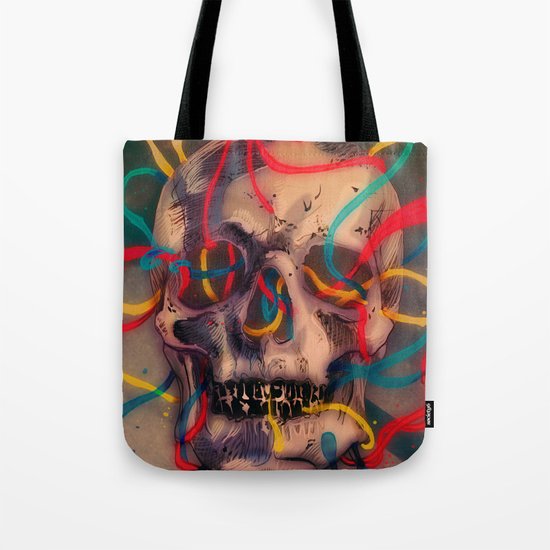 '' sad music plays '' Tote Bag