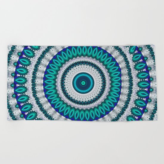 Boho Style mandala Beach Towel