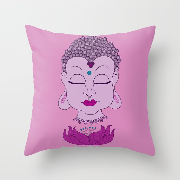 Buddha Throw Pillow