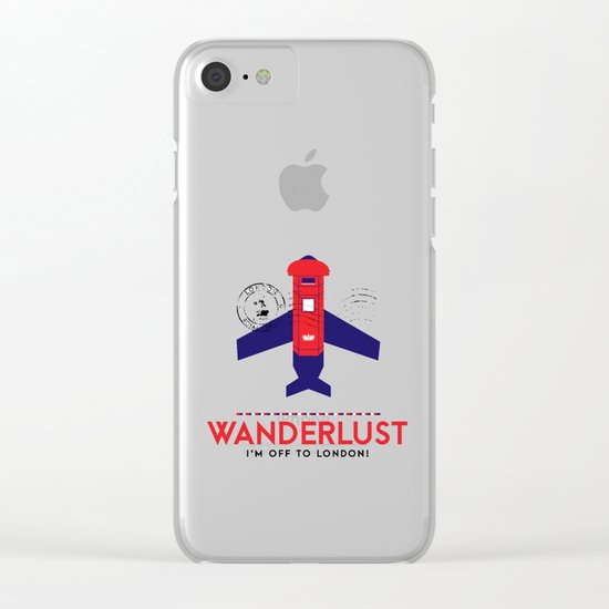 Royal Travel - London Wanderlust Clear iPhone Case