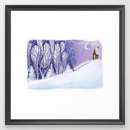 Into the Woods Framed Art Print