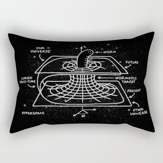 Cosmic Wormhole Rectangular Pillow