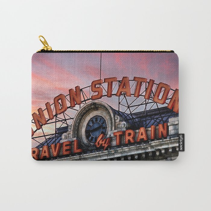 Union Station - Travel by Train Carry-All Pouch