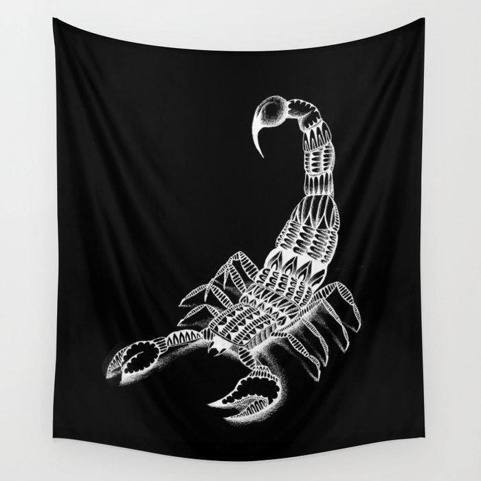 Inverted Scorpion Wall Tapestry