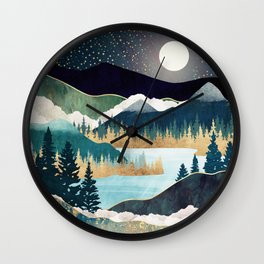 Star Lake Wall Clock