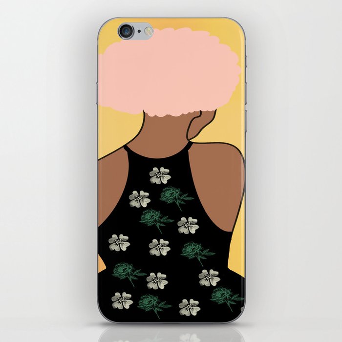 Woman At The Meadow 05 iPhone Skin