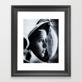 NASA Astronaut Anna Fisher Framed Art Print