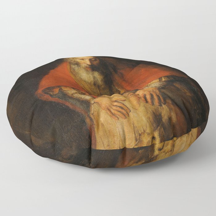 Return of the Prodigal son Floor Pillow