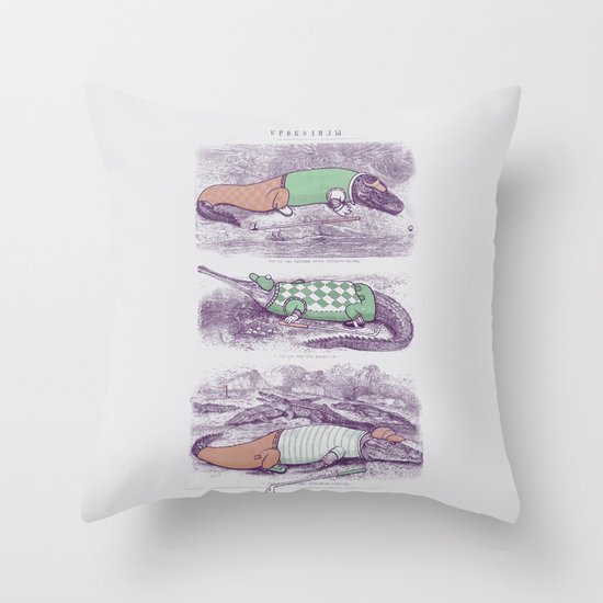 Golf Buddies Throw Pillow