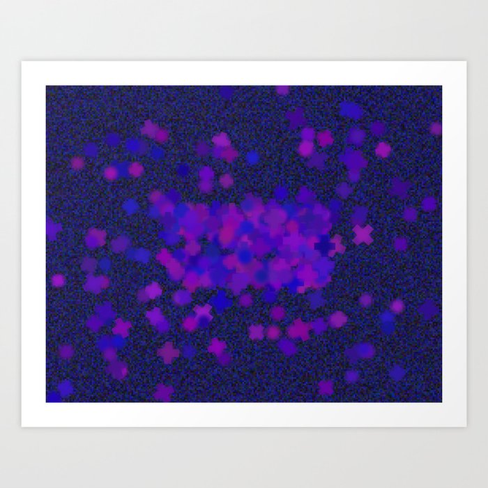 X Plosion Art Print By Mentalx