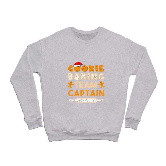 Cookie Baking Team Captain Christmas Gift Crewneck Sweatshirt by