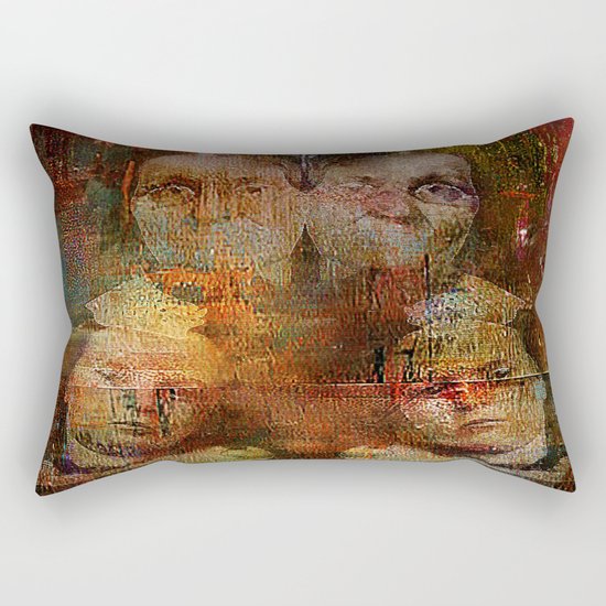 Twins intergenerational Rectangular Pillow
