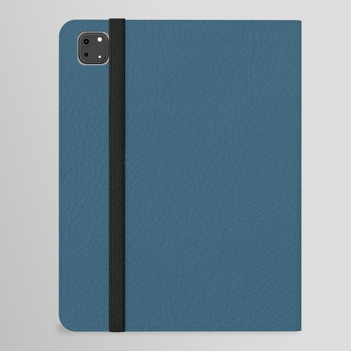 Dark Blue Solid Color Inspired by Benjamin Moore Blue Danube 2062-30 iPad Folio Case