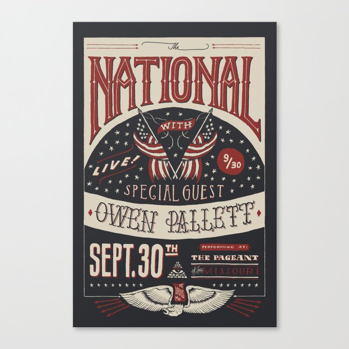 The National Canvas Print