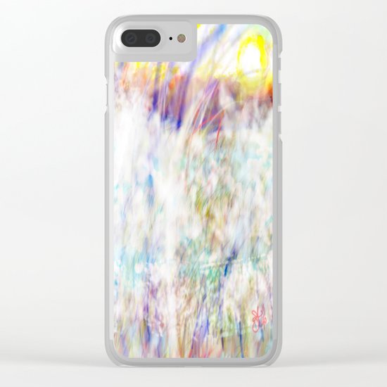 Sunrise of Sunset On Fire Clear iPhone Case