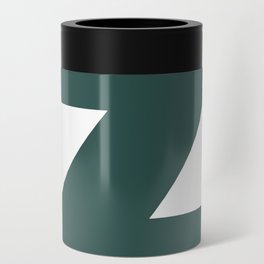 Z (Dark Green & White Letter) Can Cooler