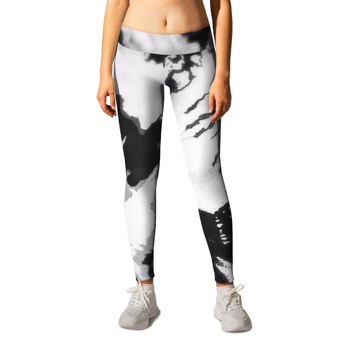 Traditional Black and White Leggings