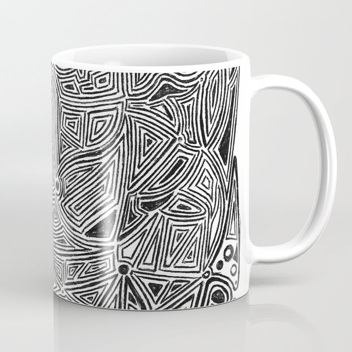 b/w pattern Coffee Mug