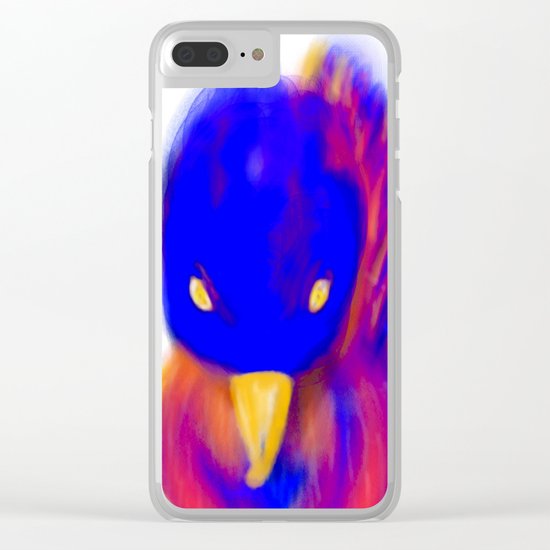 Birdie Chill Out Clear iPhone Case