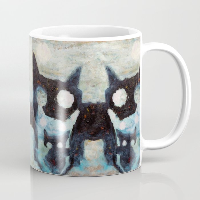 Black owls Coffee Mug