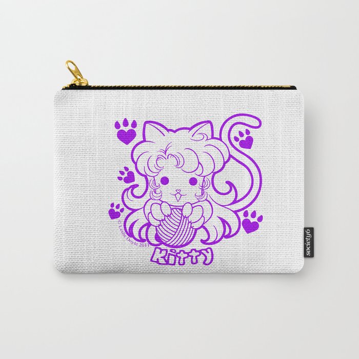 Kawaii Kiddies Cute Kitty Carry-All Pouch
