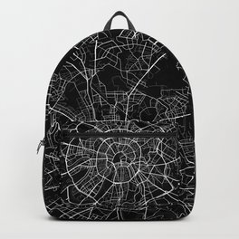 Moscow City Map of Russia - Full Moon Backpack